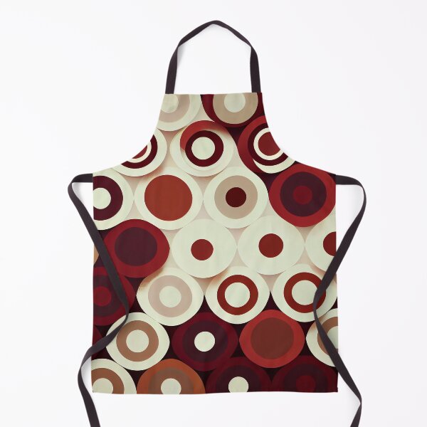 Item preview, maroon geometric circle pattern designed and sold by QuikiPatterns.
