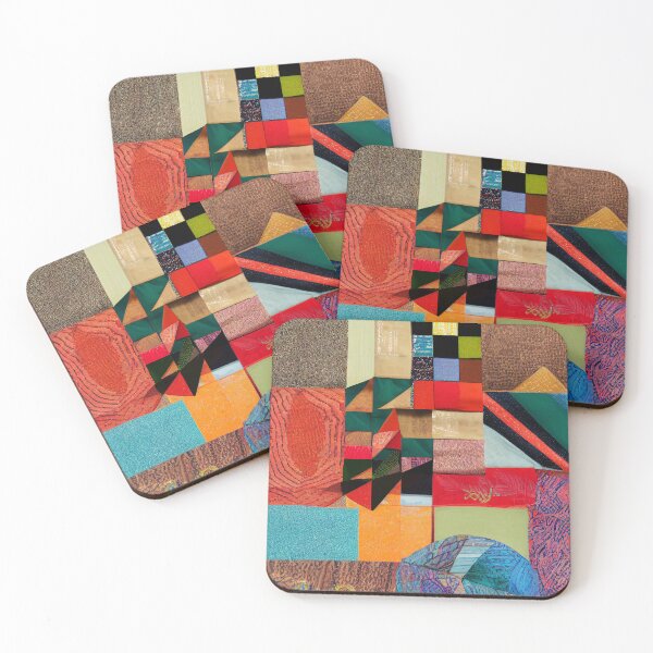 Item preview, various fabric and leather patchwork  designed and sold by m14arts.