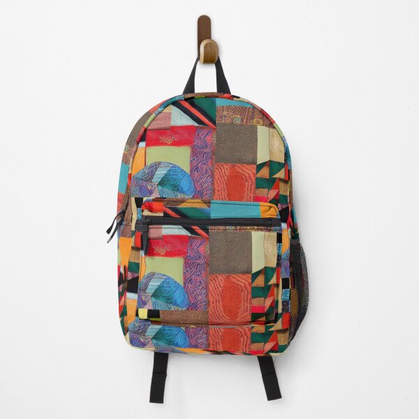 Item preview, various fabric and leather patchwork  designed and sold by m14arts.