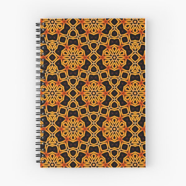 Item preview, Burnt Orange Mandala Pattern designed and sold by DiscoGypsyFish.