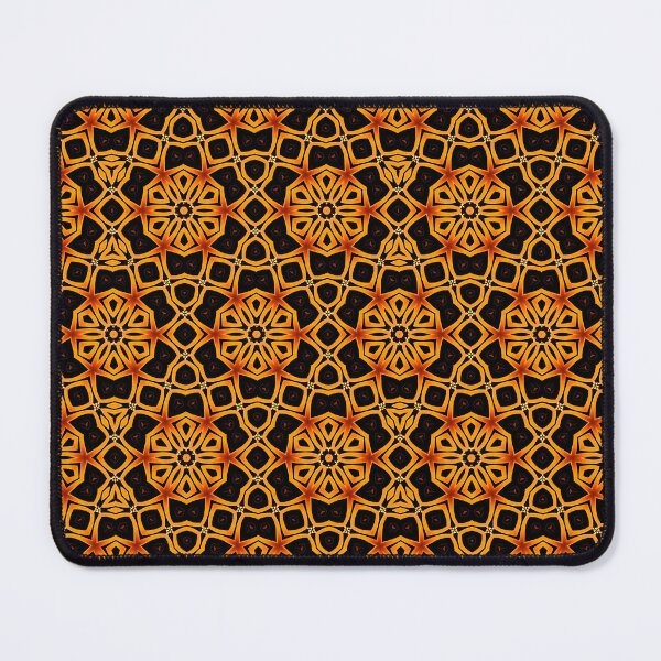 Item preview, Burnt Orange Mandala Pattern designed and sold by DiscoGypsyFish.