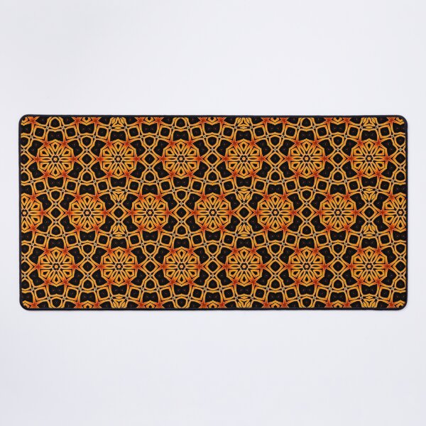 Item preview, Burnt Orange Mandala Pattern designed and sold by DiscoGypsyFish.