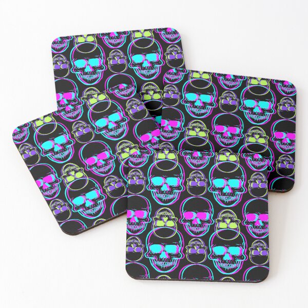 Item preview, Neon skulls designed and sold by Grav1n.