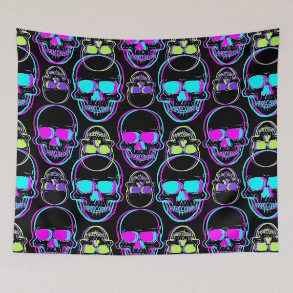 Item preview, Neon skulls designed and sold by Grav1n.
