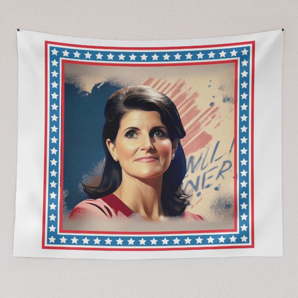 Item preview, Nikki Haley Original Illustration designed and sold by cottagecorococo.