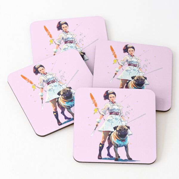 Item preview, The Brave Nurse and Loyal Pug: Fighting for Justice designed and sold by Pawsitive Palette.