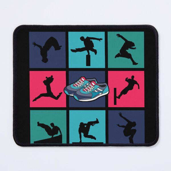 Item preview, Parkour Traceur Pop Art Runner Silhouettes designed and sold by KleverOlivier.