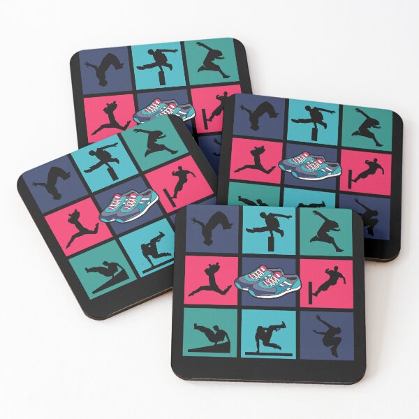 Item preview, Parkour Traceur Pop Art Runner Silhouettes designed and sold by KleverOlivier.