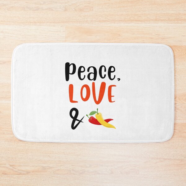 Item preview, Peace Love and Chili Peppers, Willow Days designed and sold by avit1.