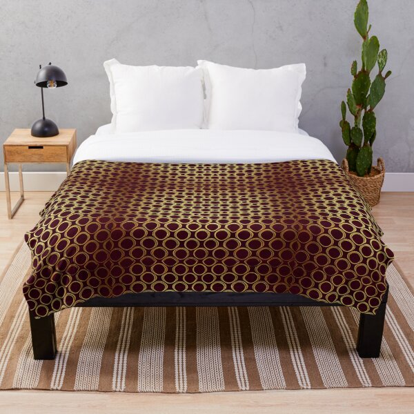Item preview, maroon geometric circle pattern designed and sold by QuikiPatterns.