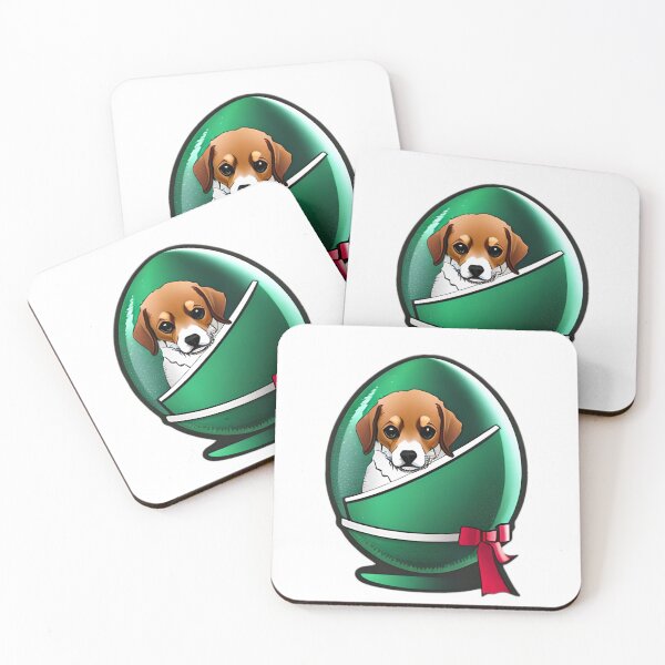 Item preview, dog in green egg designed and sold by okamitouch.
