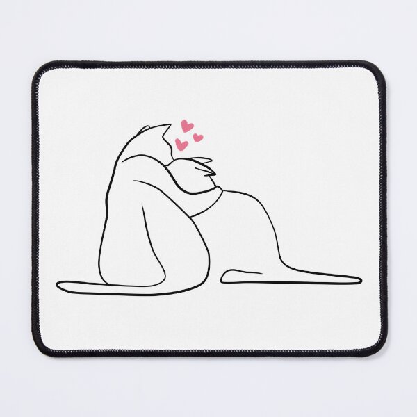 Item preview, Couple Cats - Minimal Cats designed and sold by TundiArt.