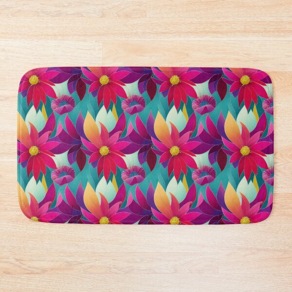 Item preview, Beautiful Colorful Flower Seamless Tile Pattern designed and sold by Gadgetaliciouss.