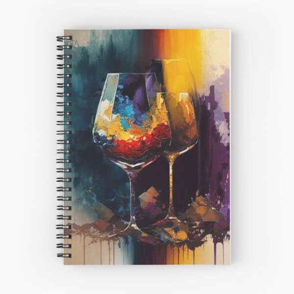 Item preview, Abstract Art Wine Glasses designed and sold by Alper Billik.