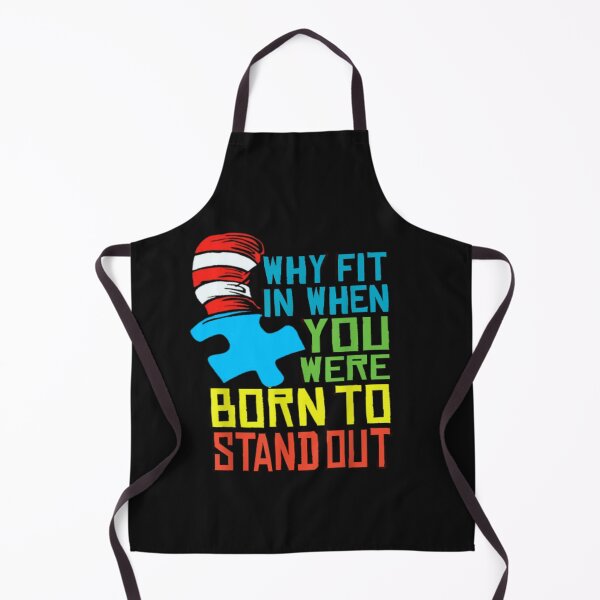 Item preview, Why Fit In When You Were Born To Stand Out Autism Awareness designed and sold by nicedesign01.