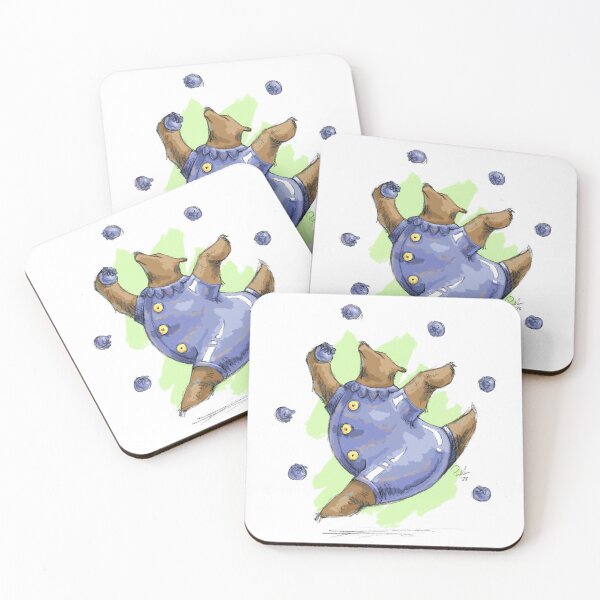 Item preview, Blueberry Bear - Bluebeary designed and sold by ArtByPMW.