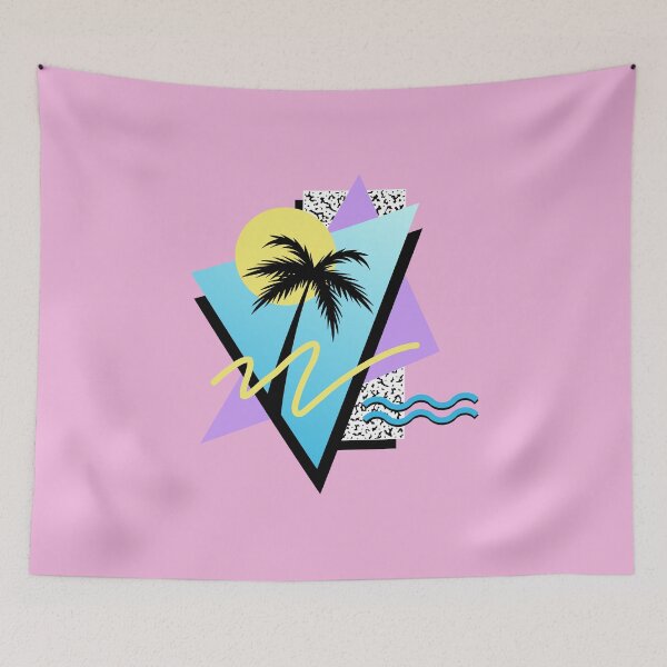 Item preview, Memphis Pattern 35 - Retro 90s / 80s / summer palmtree designed and sold by GraphicWave.