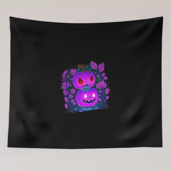 Item preview, Jack-O-Lanterns in the Enchanted Woods purple designed and sold by AmonRa16.