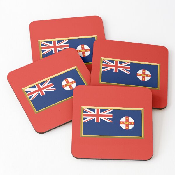 Item preview, NEW SOUTH WALES Flag Gifts, Masks, Stickers & Products (GF) designed and sold by mpodger.