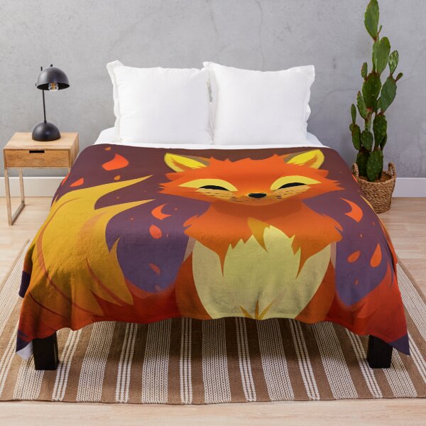 Item preview, Cute Fire fox puppy, cartoon drawing, Ai Generated Art designed and sold by ACC .
