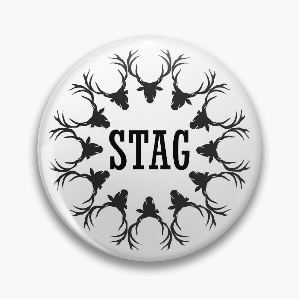 Item preview, Stag Party Wreath - Black designed and sold by Totalthrive.