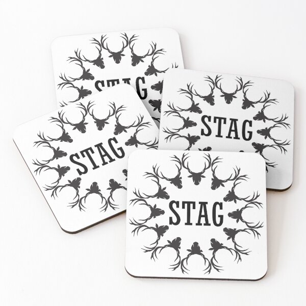 Item preview, Stag Party Wreath - Black designed and sold by Totalthrive.