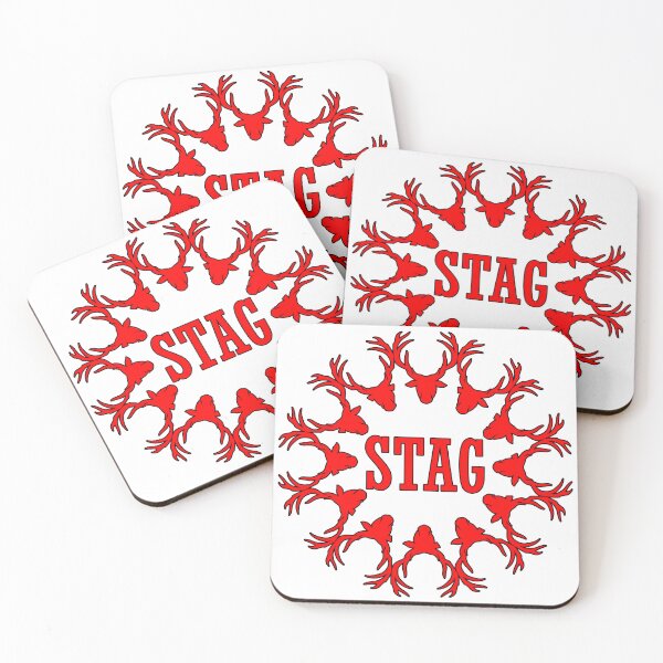 Item preview, Stag Party Wreath - Red designed and sold by Totalthrive.