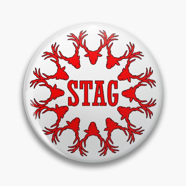 Item preview, Stag Party Wreath - Red designed and sold by Totalthrive.