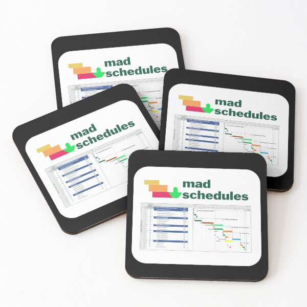 Item preview, Mad Schedules Gantt Chart - Round Edges designed and sold by 743Designs.