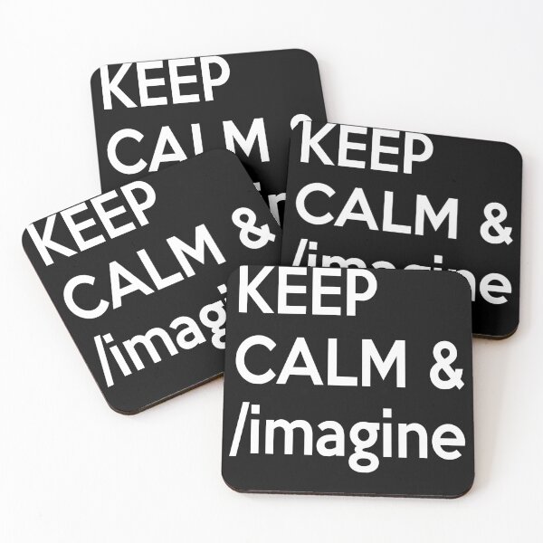 Item preview, keep calm and imagine designed and sold by basitcv.