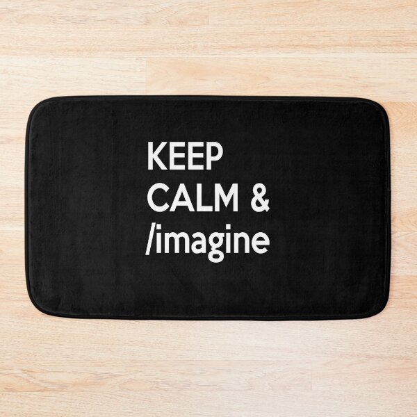 Item preview, keep calm and imagine designed and sold by basitcv.