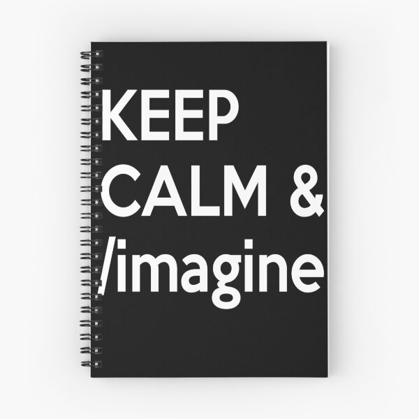 Item preview, keep calm and imagine designed and sold by basitcv.