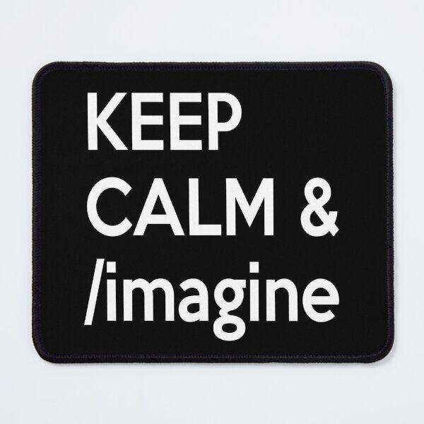 Item preview, keep calm and imagine designed and sold by basitcv.