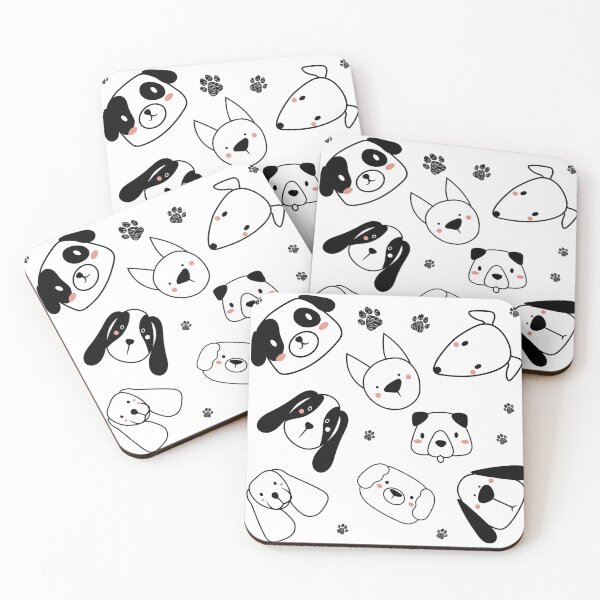 Item preview, Cute dogs and paws designed and sold by CzartyMarty.