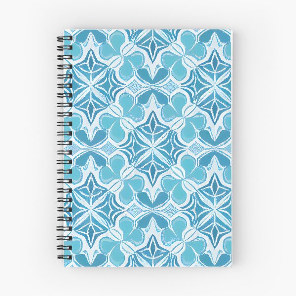 Item preview, blue geometric pattern designed and sold by QuikiPatterns.