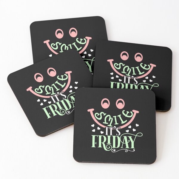 Item preview, Smile It's Friday - Typography Quote Design designed and sold by RedArtsDesign.