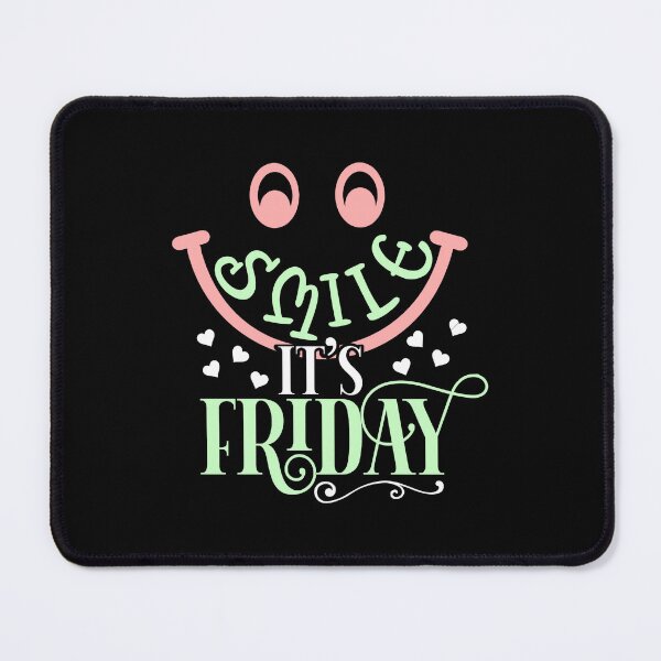 Item preview, Smile It's Friday - Typography Quote Design designed and sold by RedArtsDesign.