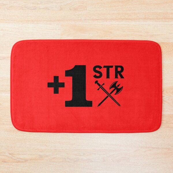 Item preview, +1 to Strength Gym Shirt designed and sold by Embyr Rose.