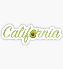 California Avocado State Sticker