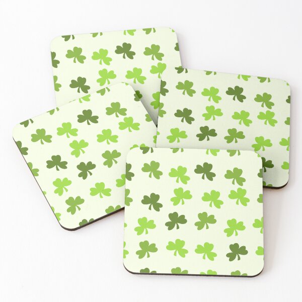 Item preview, Green clover pattern designed and sold by Lizvole.