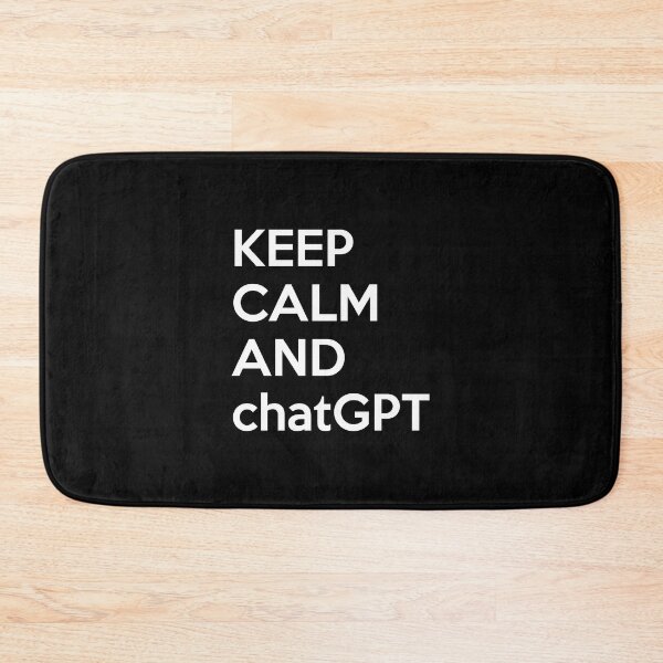 Item preview, keep calm and chatgpt designed and sold by basitcv.