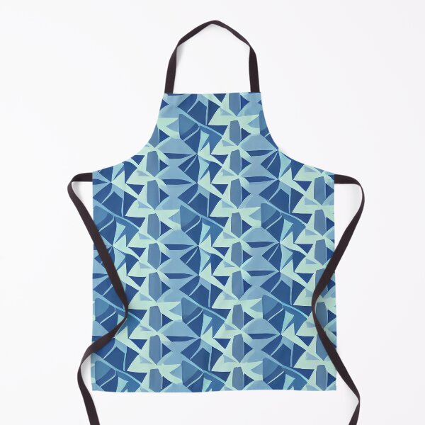 Item preview, blue geometric pattern designed and sold by QuikiPatterns.