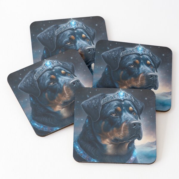 Aperçu de l'œuvre Ice Queen Rottweiler  créée et vendue par Nocturne  Paws.