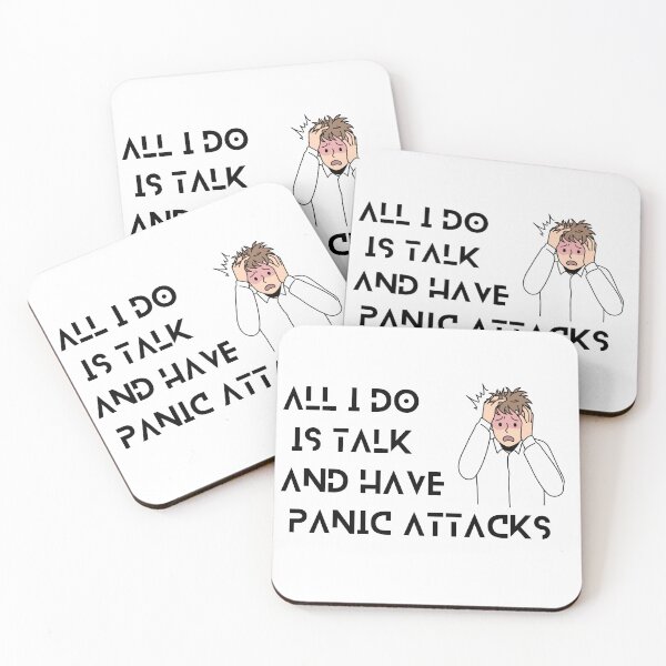 Item preview, all i do is talk and have panic attacks designed and sold by motivationhood.