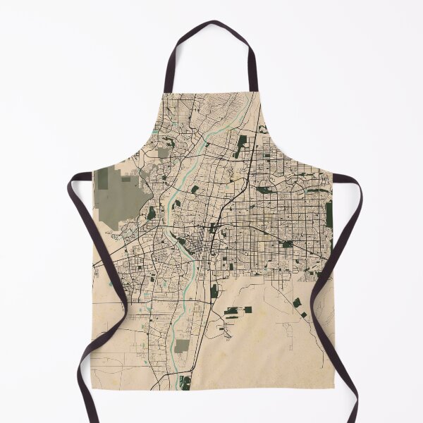 Item preview, Albuquerque City Map of New Mexico, USA - Vintage designed and sold by deMAP.