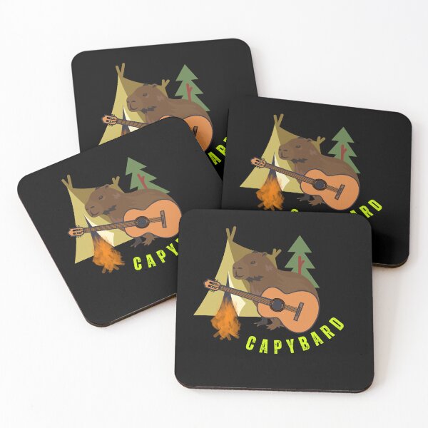 Item preview, Capybara Capybard. Capybara bard.Stickers, gifts. designed and sold by Rowbic.