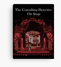 Cover Art from The Consulting Detective Trilogy Books Canvas Print
