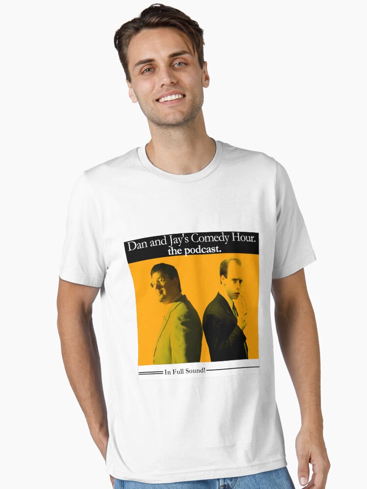 Thumbnail 1 of 7, Essential T-Shirt, Dan And Jay's Comedy Hour. The Podcast. designed and sold by stolendress.