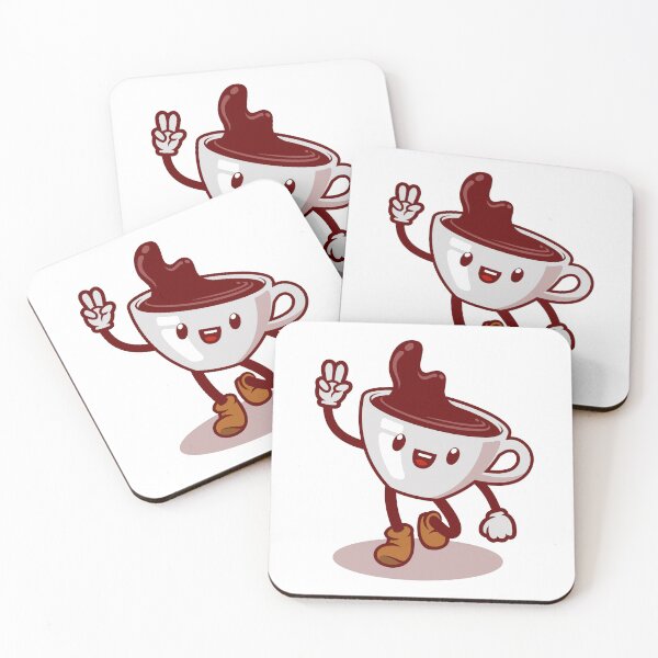 Item preview, Coffee cup cartoon character designed and sold by Tony J.