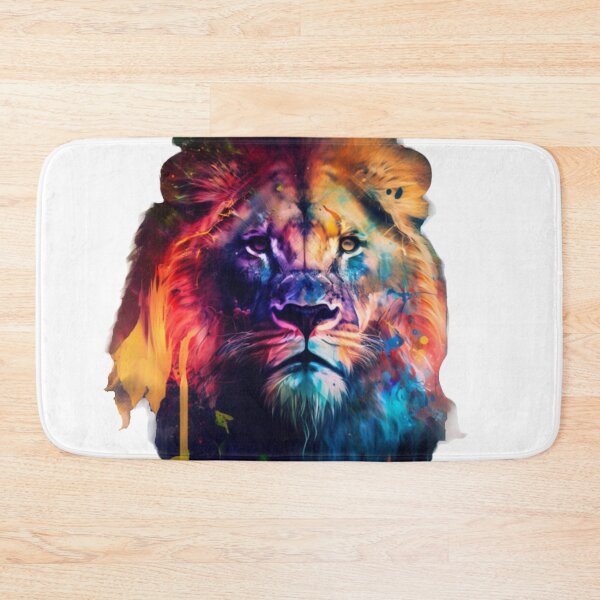 Item preview, Colourful and Beautiful LION - ART designed and sold by GloriousArtSKD.